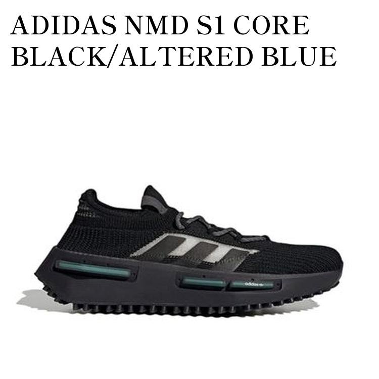 【お取り寄せ商品】ADIDAS NMD S1 CORE BLACK/ALTERED BLUE アディダス NMD S1 コアブラック/オルタードブルー HP5523 メンズ レディース 人気 おしゃれ|RAISE