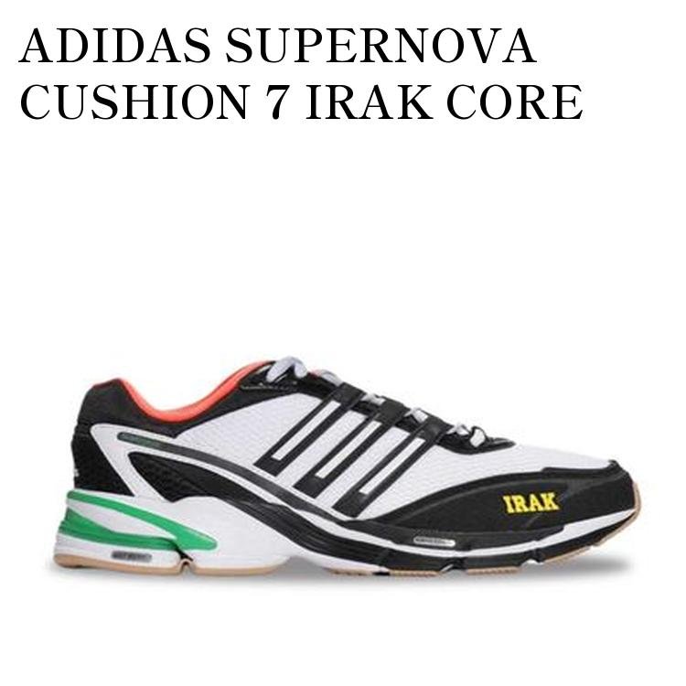 【お取り寄せ商品】ADIDAS SUPERNOVA CUSHION 7 IRAK CORE BLACK/FOOTWEAR WHITE/VIVID GREEN アディダス スーパーノヴァ クッション7 アイラック コア ブラック/フットウェア ホワイト/ビビッド グリーン GZ9787 メンズ レディース 人気 おしゃれ|RAISE