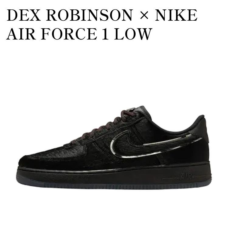 【お取り寄せ商品】DEX ROBINSON × NIKE AIR FORCE 1 LOW YARDRUNNERS/VIRGINIA UNION UNIVERSITY PANTHERS デックスロビンソン × ナイキ エアフォース1 ロー ヤードランナー/バージニアユニオン大学 パンサー HQ7026-001 メンズ レディース 人気 おしゃれ|RAISE