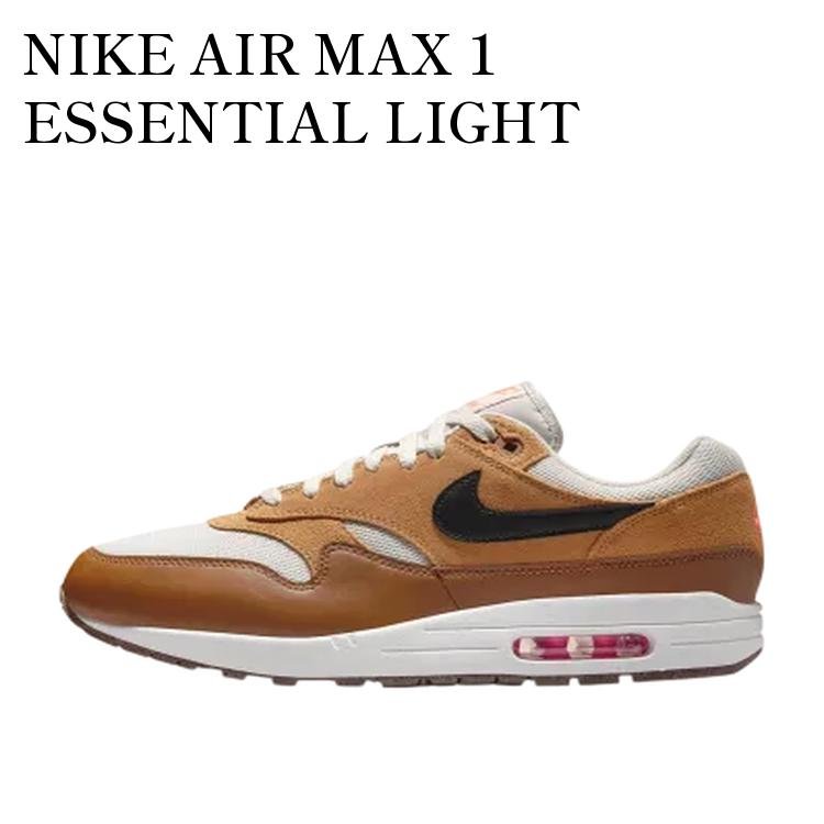 【お取り寄せ商品】NIKE AIR MAX 1 ESSENTIAL LIGHT BONE/FLAX/BRITISH TAN/BLACK ナイキ エアマックス1 エッセンシャル ライトボーン/フラックス/ブリティッシュタン/ブラック FZ5808-004 メンズ レディース 人気 おしゃれ|RAISE