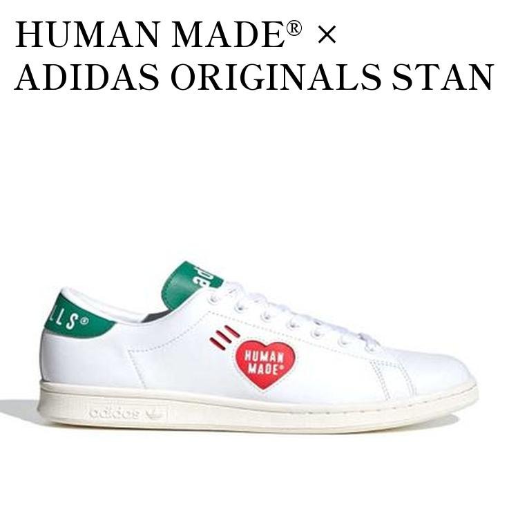 【お取り寄せ商品】HUMAN MADE®? × ADIDAS ORIGINALS STAN SMITH FOOTWEAR WHITE/GREEN ヒューマン メイド × アディダス オリジナルス スタンスミス フットウェア ホワイト/グリーン FY0734 メンズ レディース 人気 おしゃれ|RAISE