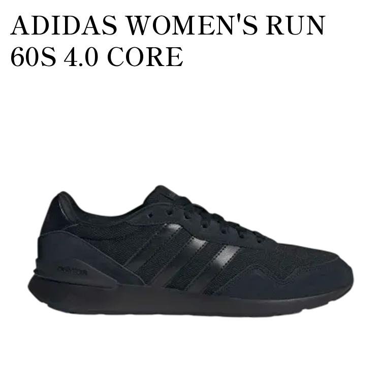 【お取り寄せ商品】ADIDAS WOMEN'S RUN 60S 4.0 CORE BLACK/CORE BLACK/CORE BLACK アディダス ウィメンズ ラン 60s 4.0 コアブラック/コアブラック/コアブラック JR2058 メンズ レディース 人気 おしゃれ｜RAISE