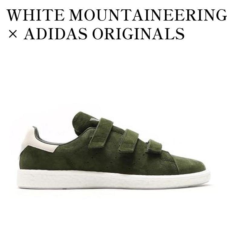【お取り寄せ商品】WHITE MOUNTAINEERING &times; ADIDAS ORIGINALS STAN SMITH CF OLIVE ホワイト マウンテニアリング &times; アディダス オリジナルス スタンスミス CF オリーブ CG3652 メンズ レディース 人気 おしゃれ｜RAISE 33,963円