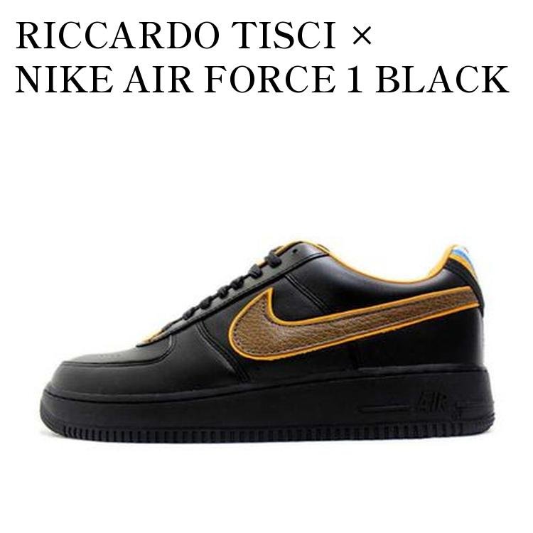 【お取り寄せ商品】RICCARDO TISCI &times; NIKE AIR FORCE 1 BLACK リカルド・ティッシ &times; ナイキ エアフォース1 ブラック 677802-020 メンズ レディース 人気 おしゃれ｜RAISE