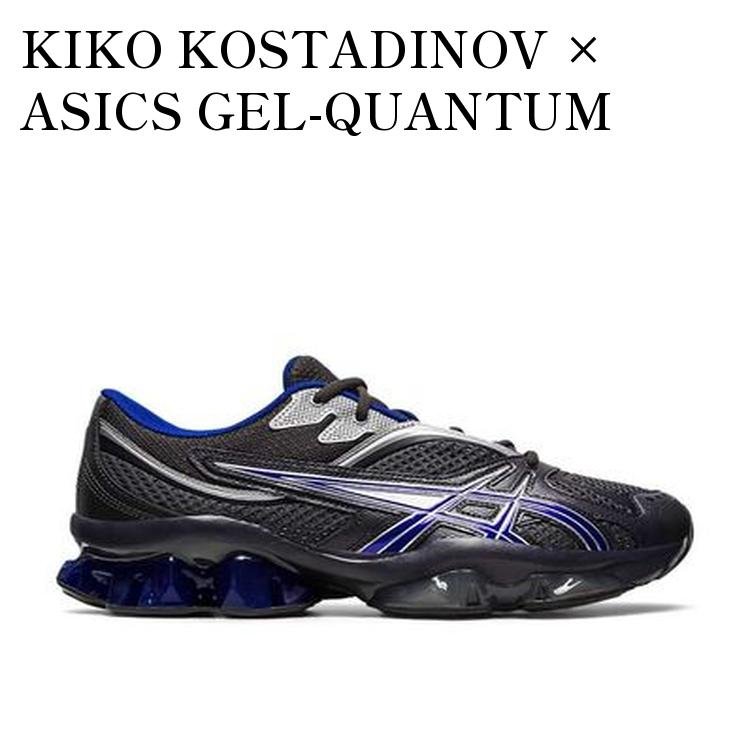 【お取り寄せ商品】KIKO KOSTADINOV &times; ASICS GEL-QUANTUM ZIENTZIA DARK GREY/BLUE キコ・コスタディノフ &times; アシックス ゲルクォンタム ジエントジア ダークグレー/ブルー 1201A869-020 メンズ レディース 人気 おしゃれ｜RAISE