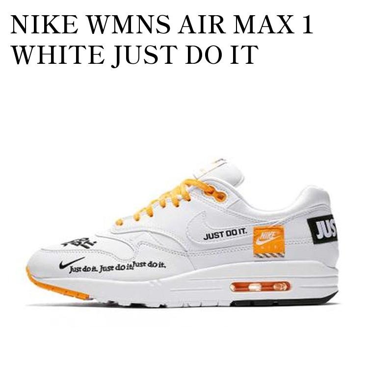 【お取り寄せ商品】NIKE WMNS AIR MAX 1 WHITE JUST DO IT COLLECTION ナイキ ウィメンズ エアマックス1 ホワイト JUST DO IT コレクション 917691-100 メンズ レディース 人気 おしゃれ｜RAISE