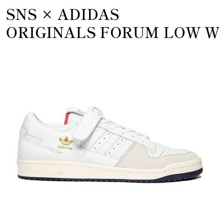 【お取り寄せ商品】SNS &times; ADIDAS ORIGINALS FORUM LOW WHITE スニーカーズエンスタッフ &times; アディダス オリジナルス フォーラム ロー ホワイト GY1903 メンズ レディース 人気 おしゃれ｜RAISE