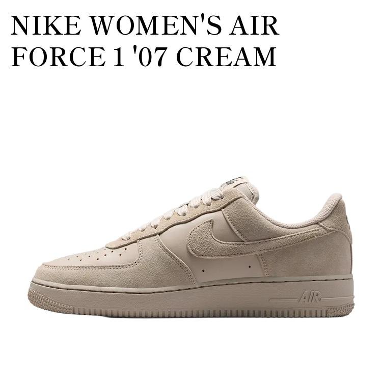 【お取り寄せ商品】NIKE WOMEN'S AIR FORCE 1 '07 CREAM 2/METALLIC SILVER ナイキ ウィメンズ ウィメンズ エアフォース1'07 クリーム2/メタリックシルバー IV6042-236 メンズ レディース 人気 おしゃれ｜RAISE