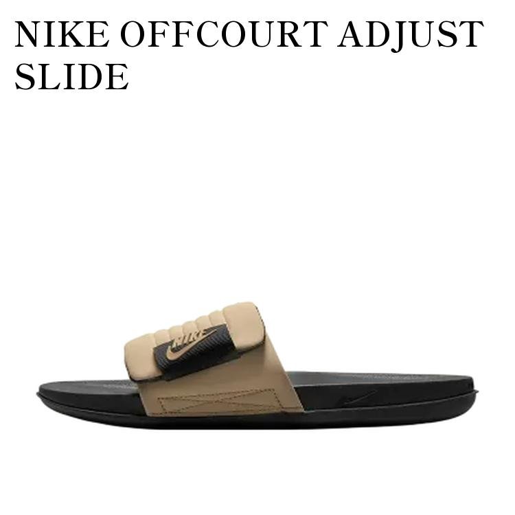 【お取り寄せ商品】NIKE OFFCOURT ADJUST SLIDE BLACK/BLACK/KHAKI ナイキ オフコート アジャスト スライド ブラック/ブラック/カーキ DQ9624-004 メンズ レディース 人気 おしゃれ｜RAISE 20,922円