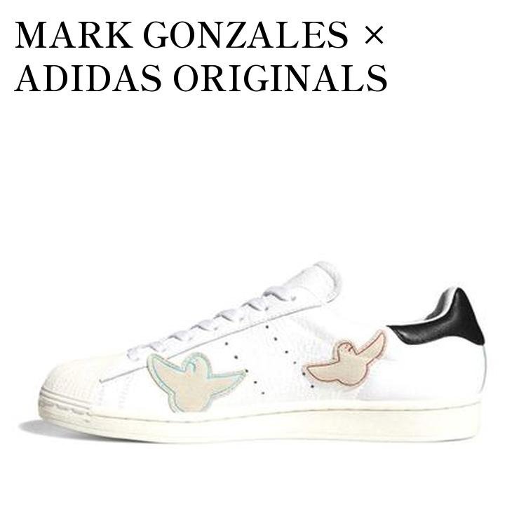 【お取り寄せ商品】MARK GONZALES × ADIDAS ORIGINALS SUPERSTAR ADV WHITE マークゴンザレス ×アディダス オリジナルス スーパースター ADV ホワイト FW8029 メンズ レディース 人気 おしゃれ|RAISE