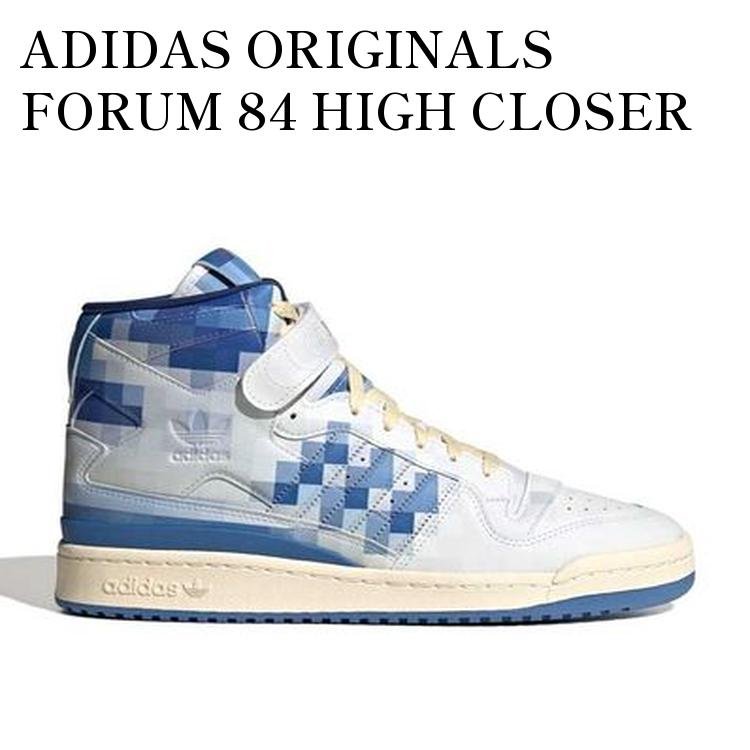 【お取り寄せ商品】ADIDAS ORIGINALS FORUM 84 HIGH CLOSER LOOK OFF WHITE/TRACE ROYAL/FOOTWEAR WHITE アディダス オリジナルス フォーラム84 ハイ クローザールック オフホワイト/トレースロイヤル/フットウェアホワイト ID7440 メンズ レディース 人気 おしゃれ