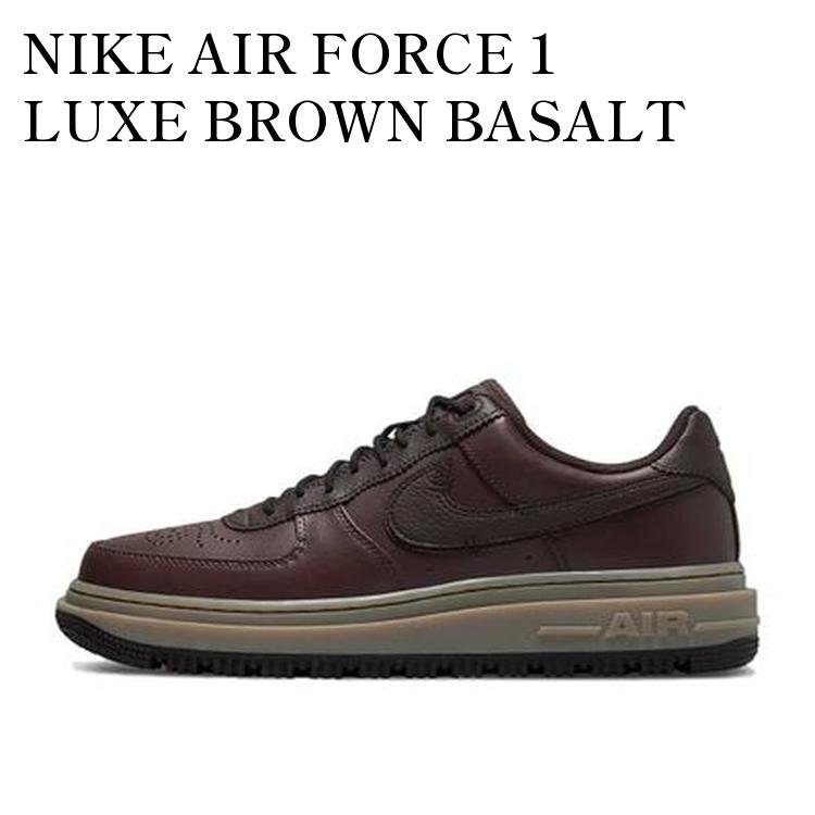 【お取り寄せ商品】NIKE AIR FORCE 1 LUXE BROWN BASALT ナイキ エアフォース 1 ラックス ブラウン バサルト DN2451-200 メンズ レディース 人気 おしゃれ｜RAISE