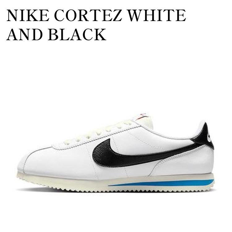 【お取り寄せ商品】NIKE CORTEZ WHITE AND BLACK ナイキ コルテッツ ホワイト アンド ブラック DM4044-100 メンズ レディース 人気 おしゃれ|RAISE