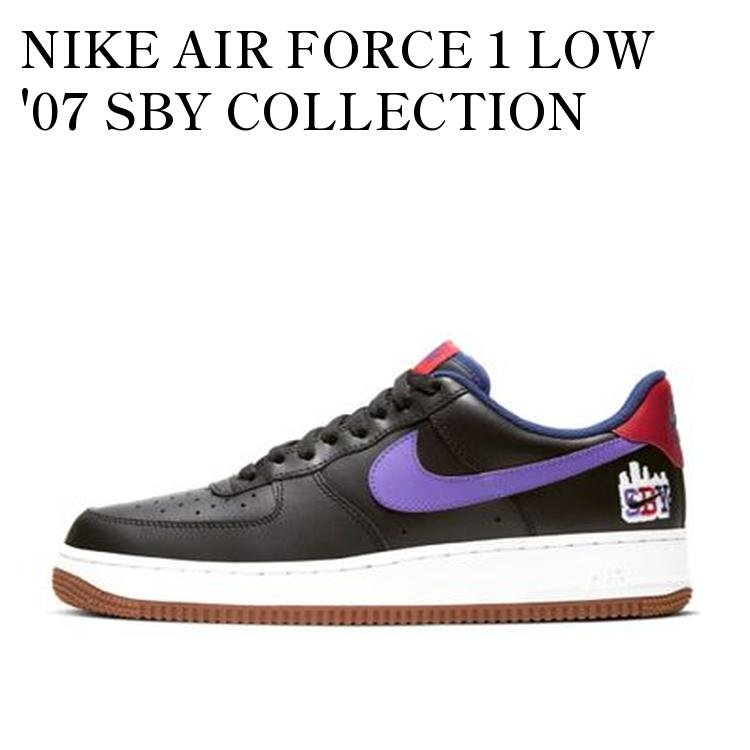 【お取り寄せ商品】NIKE AIR FORCE 1 LOW '07 SBY COLLECTION BLACK ナイキ エアフォース1 ロー '07シブヤ コレクション ブラック CQ7506-084 メンズ レディース 人気 おしゃれ|RAISE