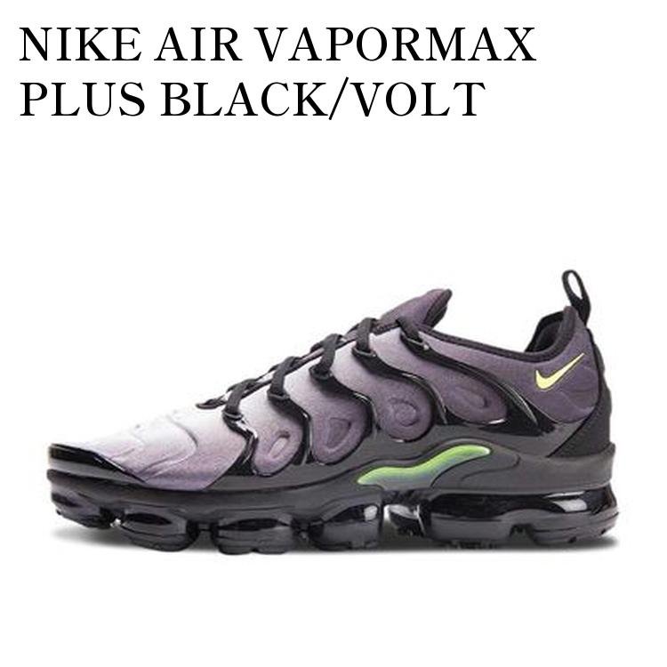 【お取り寄せ商品】NIKE AIR VAPORMAX PLUS BLACK/VOLT ナイキ エア ヴェイパーマックス プラス ブラック/ボルト 924453-009 メンズ レディース 人気 おしゃれ|RAISE
