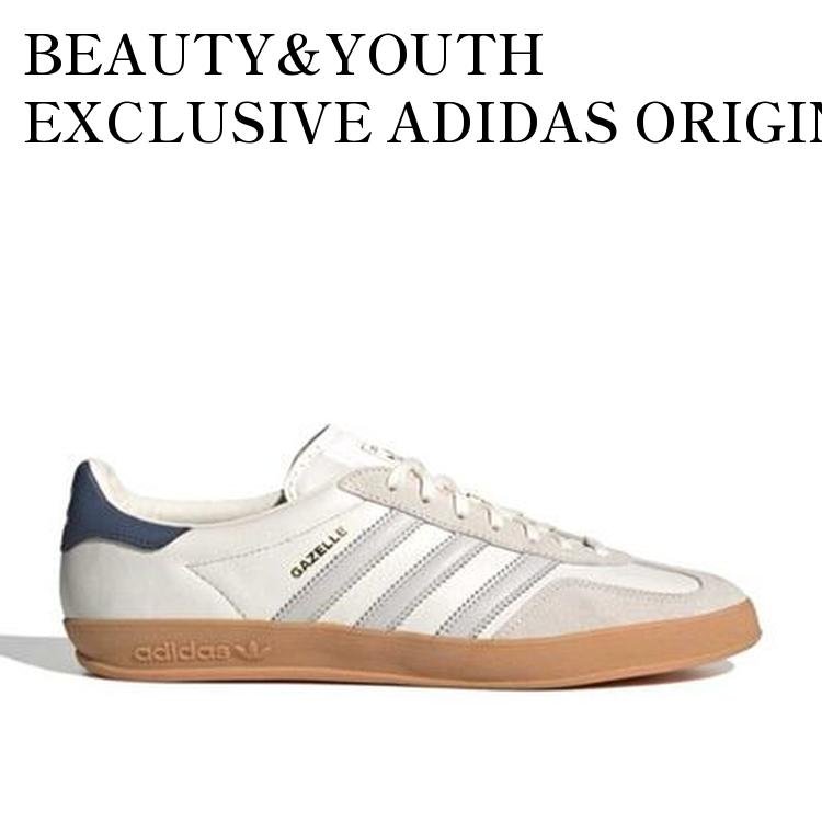 【お取り寄せ商品】BEAUTY&YOUTH EXCLUSIVE ADIDAS ORIGINALS GAZELLE INDOOR CORE WHITE/GREY ONE/PRELOVED INK ビューティー&ユース別注 アディダス オリジナルス ガゼル インドア コアホワイト/グレーワン/プリラブドインク IH8547 メンズ レディース 人気 おしゃれ|RAISE