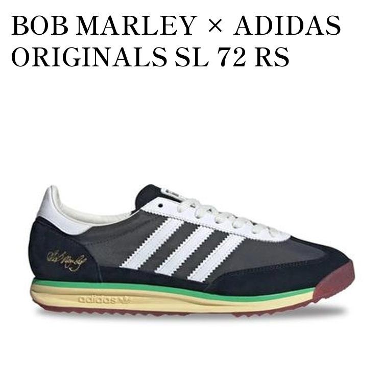 【お取り寄せ商品】BOB MARLEY &times; ADIDAS ORIGINALS SL 72 RS ONE LOVE CORE BLACK/CLOUD WHITE/OFF WHITE ボブマーリー &times; アディダスオリジナルス SL72 RS ワンラブ コアブラック/クラウドホワイト/オフホワイト JR7973 メンズ レディース 人気 おしゃれ｜RAISE