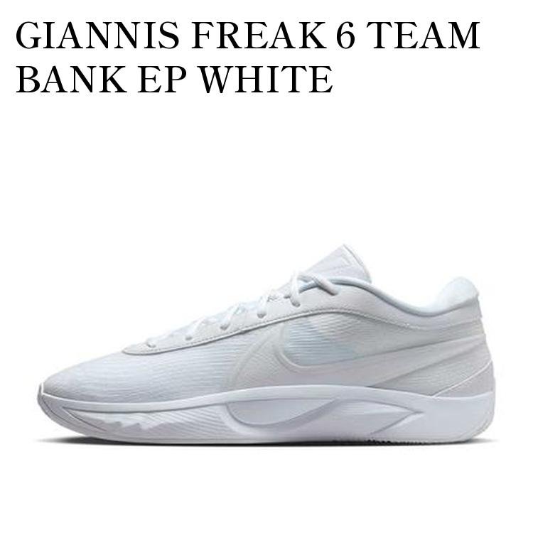 【お取り寄せ商品】GIANNIS FREAK 6 TEAM BANK EP WHITE ナイキ ヤニス フリーク6 チーム バンク EP ホワイト FV1293-100 メンズ レディース 人気 おしゃれ|RAISE