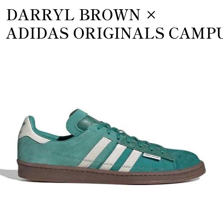 【お取り寄せ商品】DARRYL BROWN &times; ADIDAS ORIGINALS CAMPUS 80 ACTIVE GREEN ダリル ブラウン &times; アディダス オリジナルス キャンパス 80 アクティブ グリーン GX1656 メンズ レディース 人気 おしゃれ｜RAISE