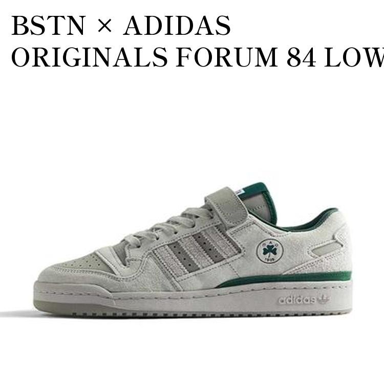 【お取り寄せ商品】BSTN &times; ADIDAS ORIGINALS FORUM 84 LOW GREY DARK GREEN & WHITE Bstn &times; アディダス オリジナルス フォーラム 84 ロー グレイ ダーク グリーン & ホワイト GX6804 メンズ レディース 人気 おしゃれ｜RAISE