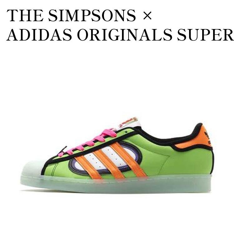 【お取り寄せ商品】THE SIMPSONS × ADIDAS ORIGINALS SUPERSTAR SQUISHEE シンプソンズ × アディダス オリジナルス スーパースター スクイシー H05789 メンズ レディース 人気 おしゃれ