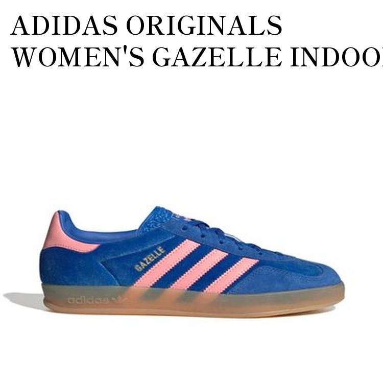 【お取り寄せ商品】ADIDAS ORIGINALS WOMEN'S GAZELLE INDOOR BLUE/SEMI PINK SPARK/GUM アディダスオリジナルス ウィメンズ ガゼル インドア ブルー/セミピンクスパーク/ガム IG6785 メンズ レディース 人気 おしゃれ|RAISE