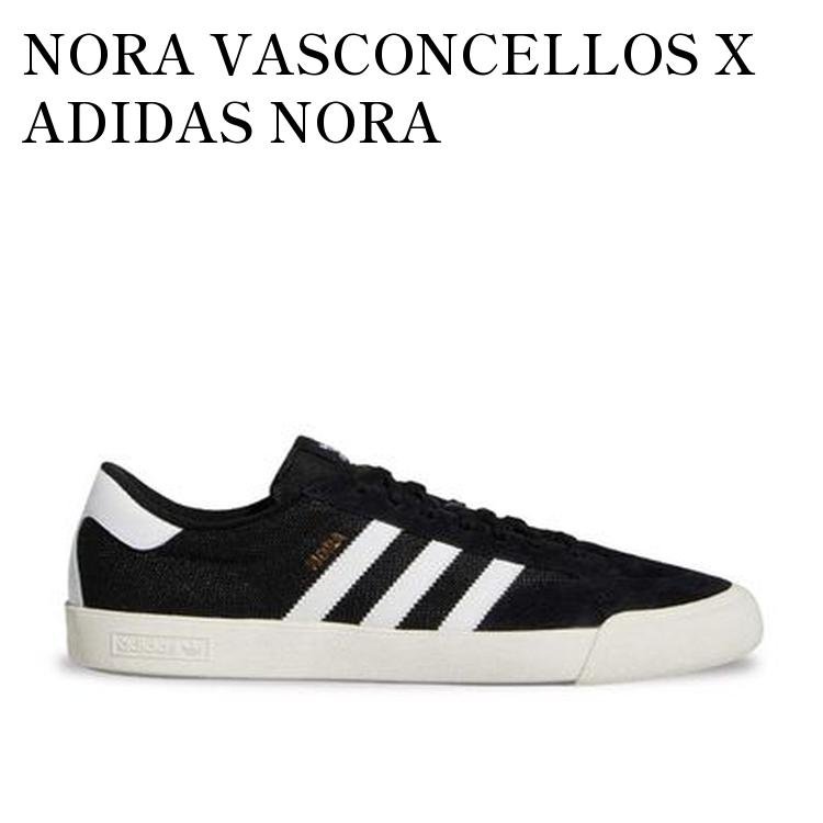 【お取り寄せ商品】NORA VASCONCELLOS X ADIDAS NORA BLACK/WHITE ノラ・バスコンセロス &times; アディダス ノラ ブラック/ホワイト GV6777 メンズ レディース 人気 おしゃれ｜RAISE