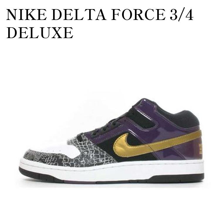 【お取り寄せ商品】NIKE DELTA FORCE 3/4 DELUXE AUBERGINE/METALLIC GOLD-BLACK ナイキ デルタ フォース 3/4 デラックス オウバジーン/メタリック ゴールド ブラック 312031-571 メンズ レディース 人気 おしゃれ