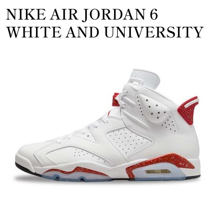 楽天市場】NIKE AIR JORDAN 6 RETRO RED OREO white/university red
