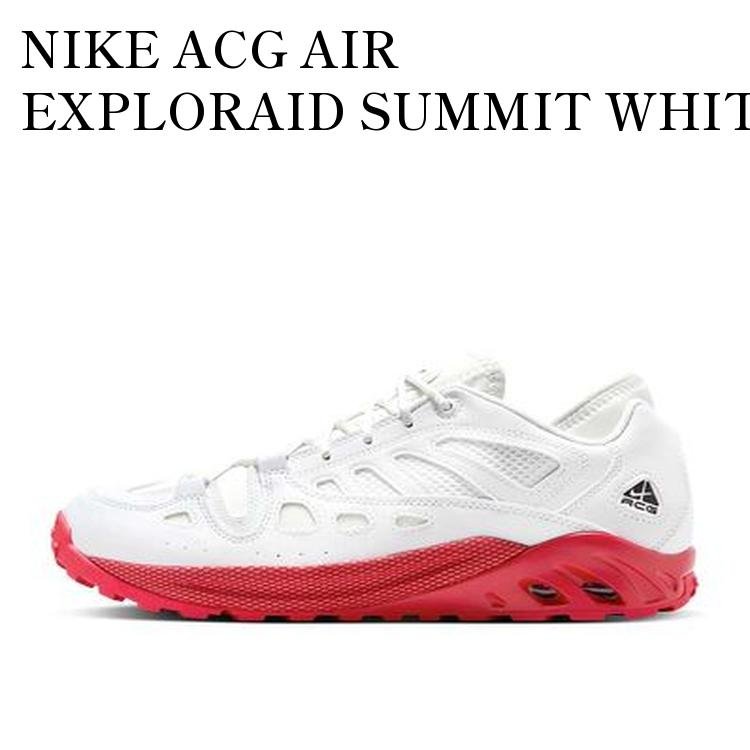 【お取り寄せ商品】NIKE ACG AIR EXPLORAID SUMMIT WHITE AND UNIVERSITY RED ナイキ ACG エアエクスプロレイド サミットホワイト アンド ユニバーシティレッド FJ1920-101 メンズ レディース 人気 おしゃれ