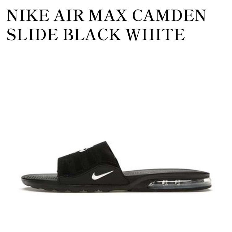 【お取り寄せ商品】NIKE AIR MAX CAMDEN SLIDE BLACK WHITE ナイキ エアマックス カムデン スライド ブラック ホワイト BQ4626-003 メンズ レディース 人気 おしゃれ|RAISE