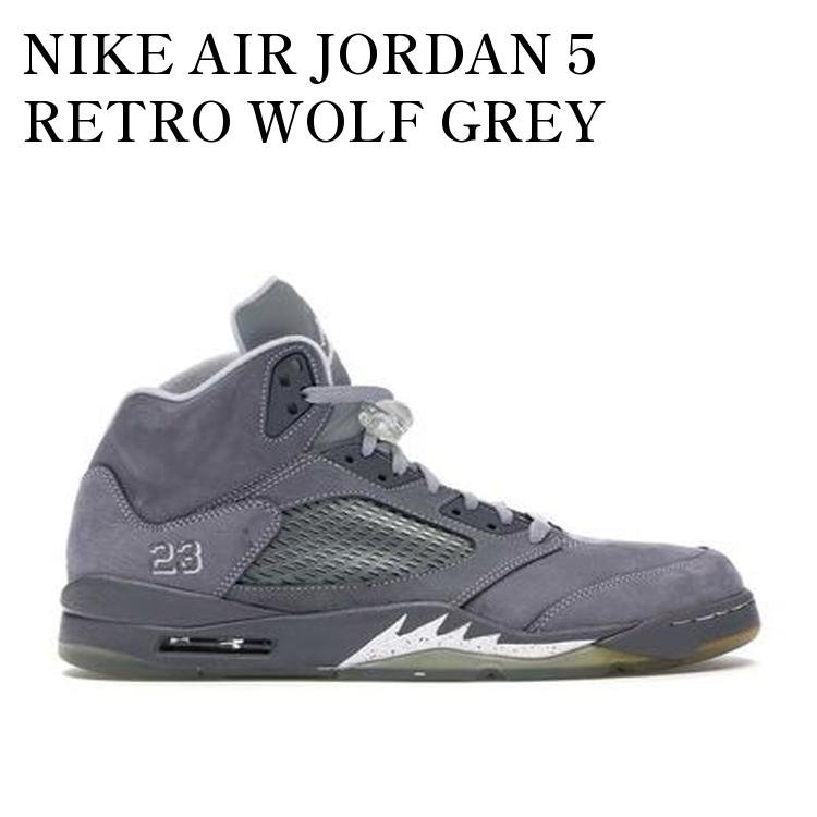 楽天市場】【送料無料】NIKE AIR JORDAN 5 RETRO WOLF GREY 136027-005