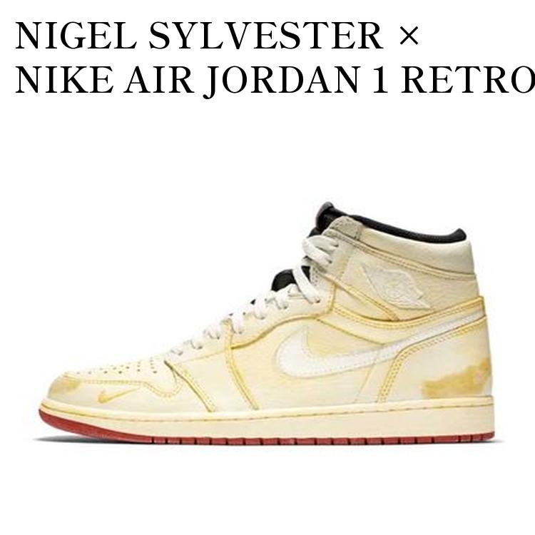 【お取り寄せ商品】NIGEL SYLVESTER × NIKE AIR JORDAN 1 RETRO HIGH OG ナイジェル・シルベスター×ナイキ エアジョーダン 1 レトロ ハイ OG BV1803-106 メンズ レディース 人気 おしゃれ|RAISE