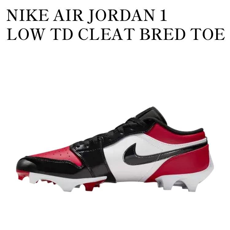 【お取り寄せ商品】NIKE AIR JORDAN 1 LOW TD CLEAT BRED TOE ナイキ エアジョーダン1 ロー TD クリート ブレッドトゥ FJ6245-601 メンズ レディース 人気 おしゃれ|RAISE