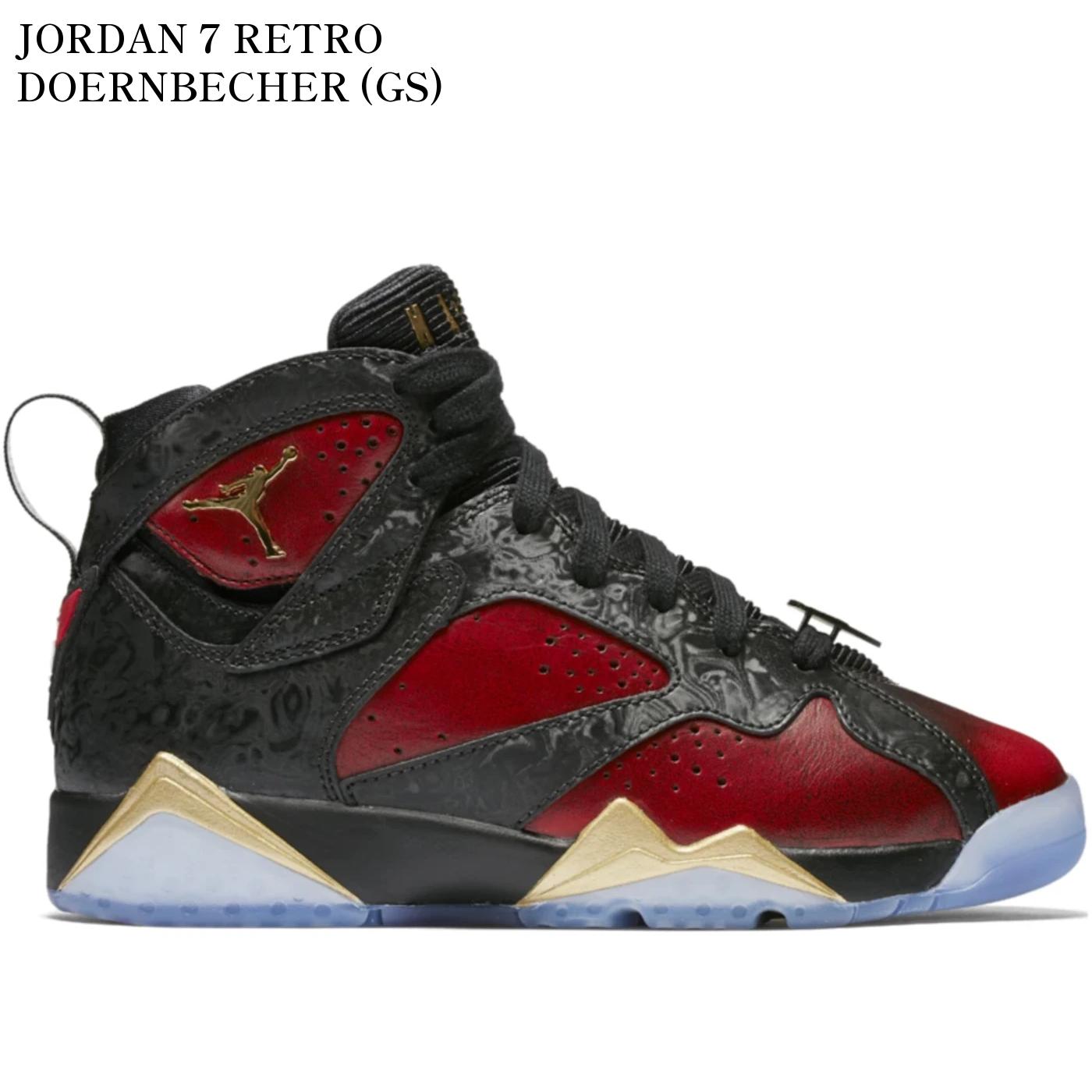 【海外限定 お取り寄せ商品】JORDAN 7 RETRO DOERNBECHER (GS) 898650-015 メンズ レディース 人気 おしゃれ