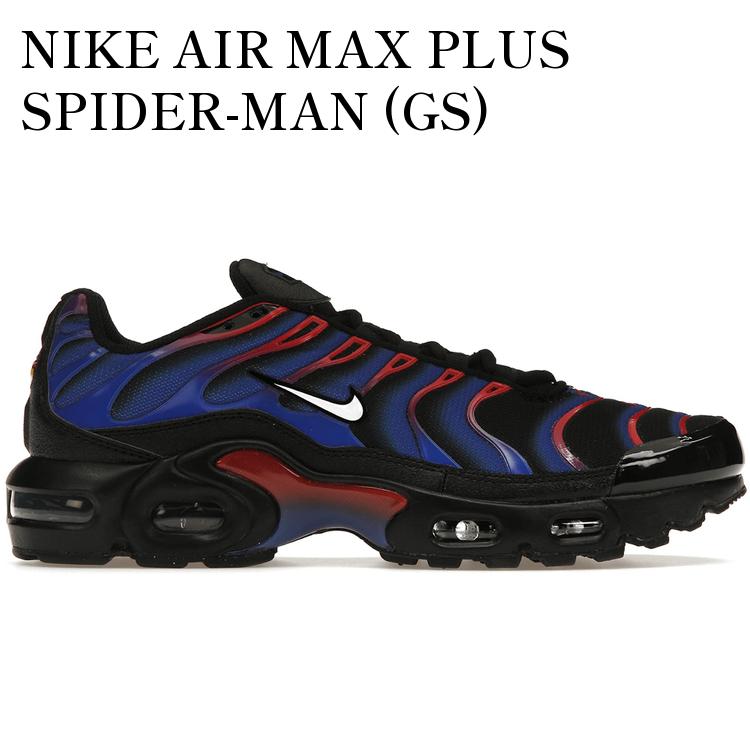 【海外限定 お取り寄せ商品】NIKE AIR MAX PLUS SPIDER-MAN (GS) FQ2406-001 メンズ レディース 人気 おしゃれ｜RAISE