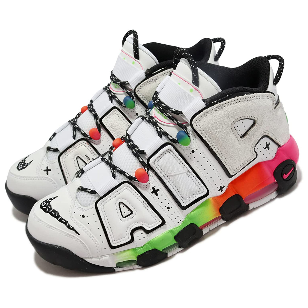 NIKE AIR MORE WHITE TOTAL アップ 海外限定 '96 UPTEMPO ナイキ