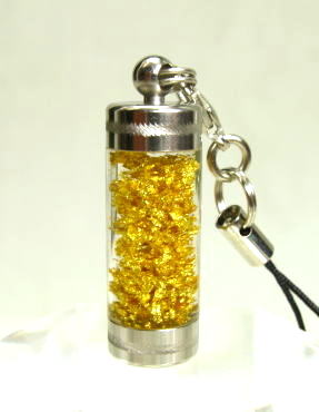 楽天市場】ざっくざく 金気運上昇ボトル 金箔小瓶付きGKKS-S 純金箔