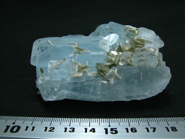 326 宝石質 クラスター アクアマリン モスコバイト 標本 結晶 原石 326 宝石質 クラスター アクアマリン モスコバイト 標本 結晶 原石