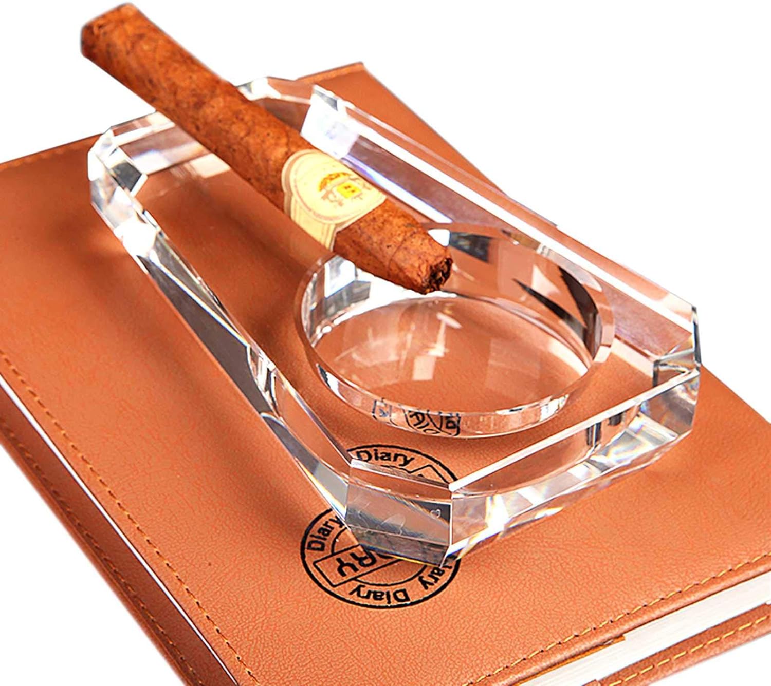 楽天市場】シガー 灰皿 葉巻 灰皿 灰皿 クリスタル 葉巻 灰皿