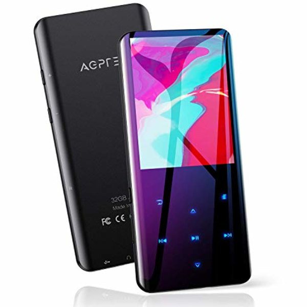 即納特典付き MP3プレーヤー AGPTEK 32GB内蔵 Bluetooth5.0 mp3プレイヤー 3D曲面 音楽プレーヤー スピーカー内臓  HIFI超高音質 2.4インチ大画面 qdtek.vn