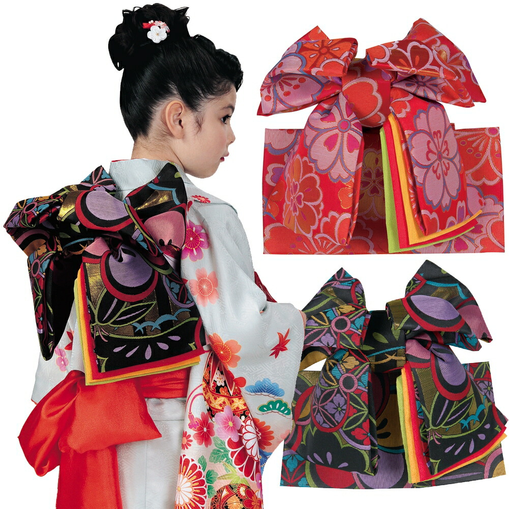 楽天市場】【晴れ着】七五三 RK 結び帯 三歳 女の子 女児 キッズ