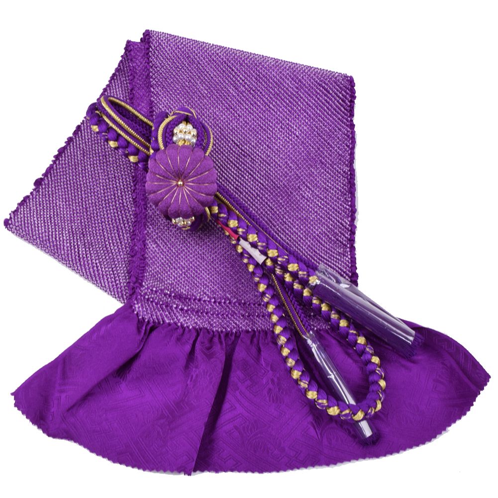 楽天市場】振袖用 帯締め帯揚げセット 紫 帯締め 帯揚げ 総絞り 成人式 