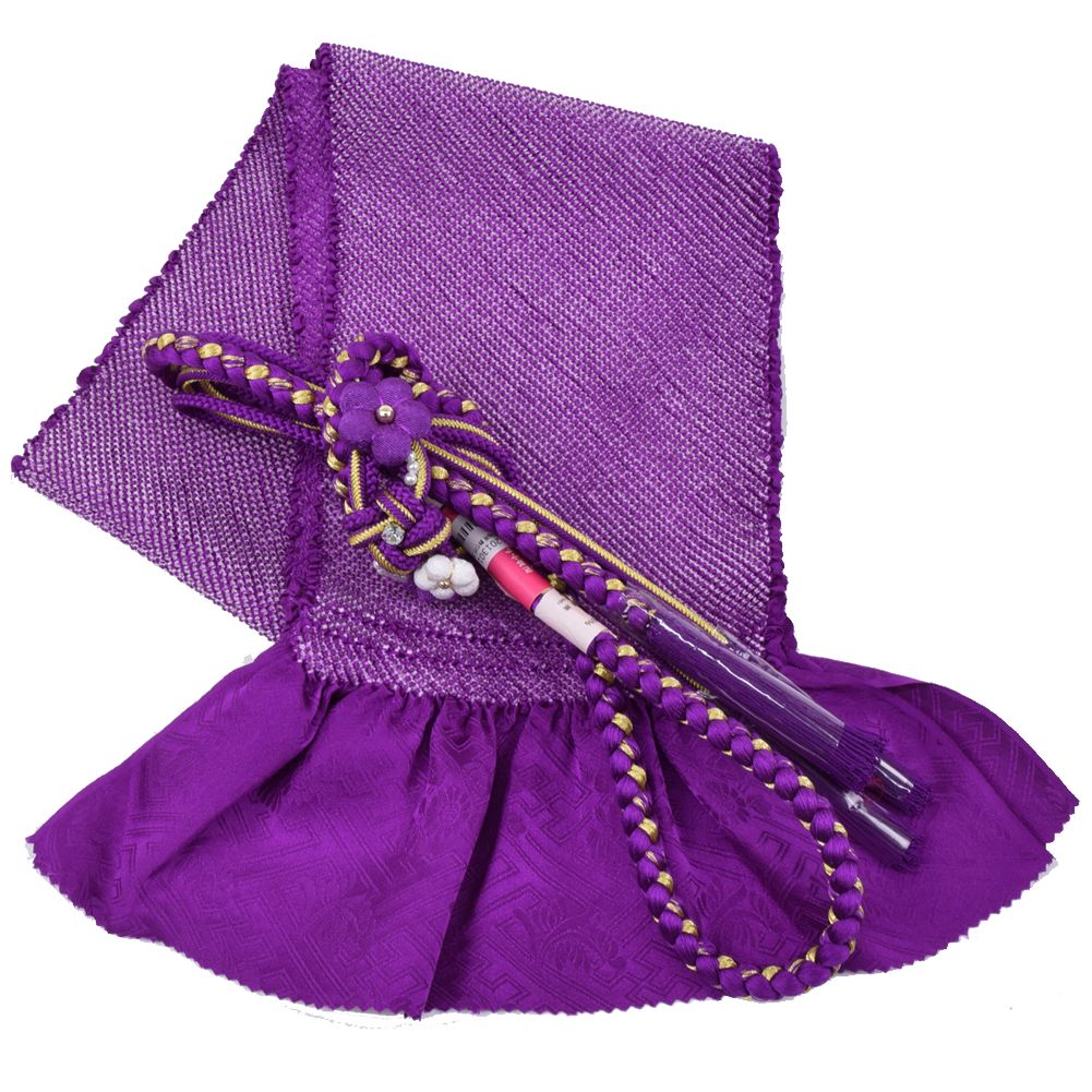 楽天市場】振袖用 帯締め帯揚げセット 紫 帯締め 帯揚げ 総絞り 成人式