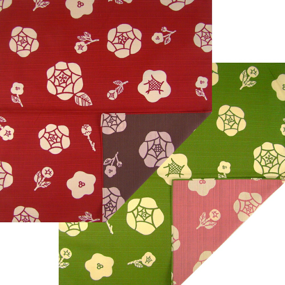 楽天市場】京の両面おもてなし小風呂敷 薔薇(バラ)中巾(50cm幅) 一升餅