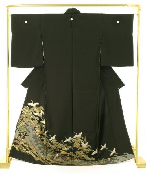 楽天市場】正絹 蝋彩染黒留袖 白樺 笠原祥永 作 結婚式 卒業式