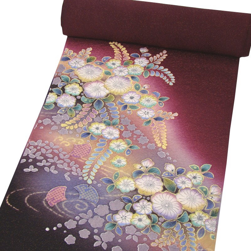 正絹 附下げ着尺 辻が花