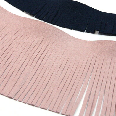 SIC ウルトラスエードフリンジ（3粍） 約25粍 20米突巻 服飾 手芸 SHINDO