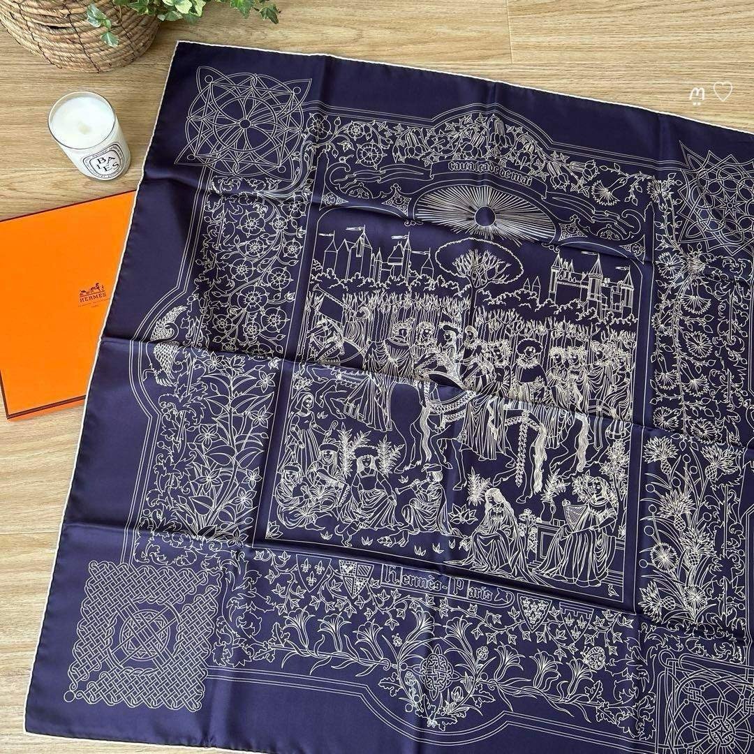 楽天市場】【中古】 エルメスHERMES カレ90 ECOLE FRANCAISE D