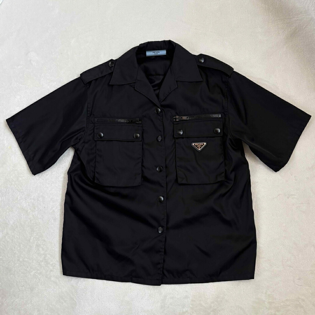 楽天市場】PRADA プラダ 半袖 シャツ SC449 1WQ8 メンズ ナイロン Re 